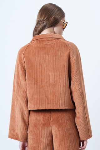 Veste en velours - Orange