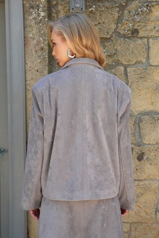 Veste en velours - Gris