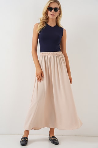 Jupe longue - Beige