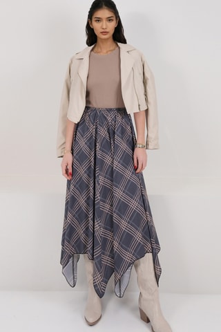 Jupe midi - Anthracite