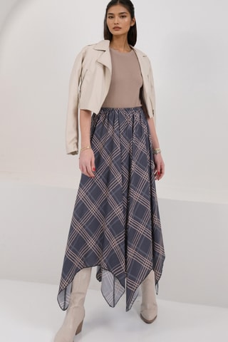 Jupe midi - Anthracite