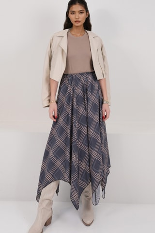 Jupe midi - Anthracite