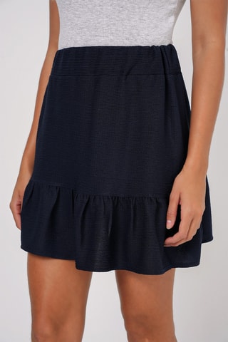 Jupe volantée - Bleu marine