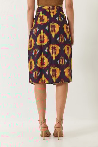 Jupe mi-longue - Violet foncé