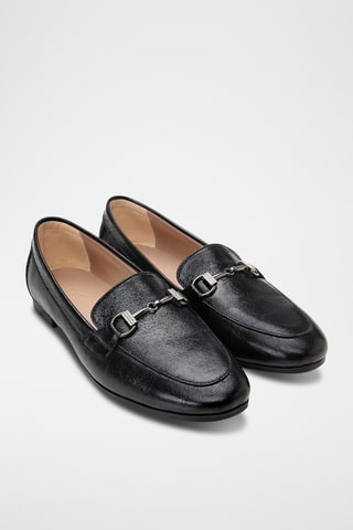 Mocassins - Noir et argenté