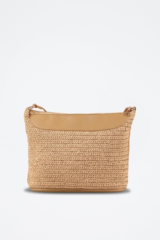 Sac bandoulière - Beige et doré