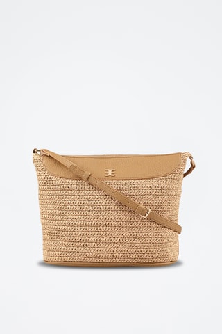 Sac bandoulière - Beige et doré