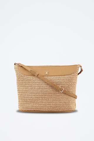 Sac bandoulière - Beige et doré