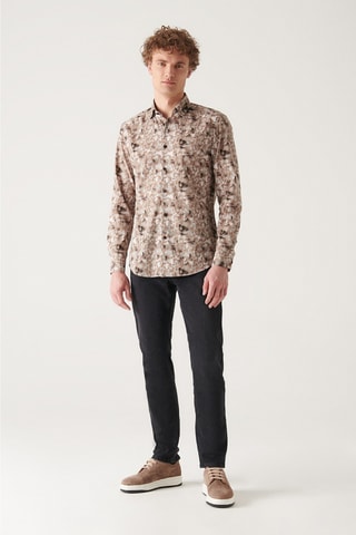 Chemise - Camel