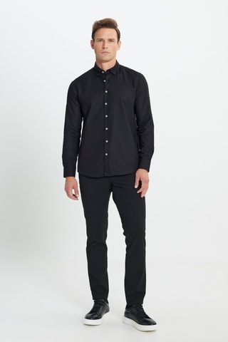 Chemise slim - Noir