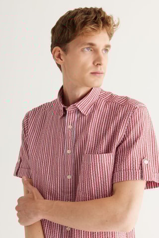 Chemise relaxed - Bordeaux