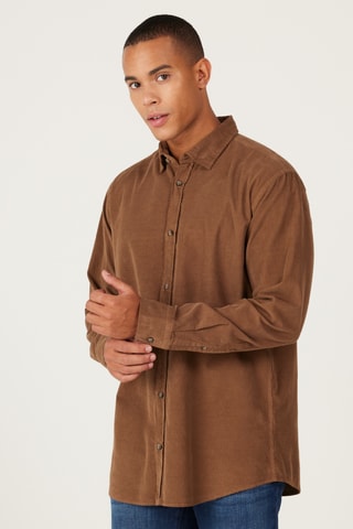 Chemise relaxed - Taupe