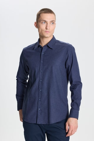 Chemise slim - Bleu marine