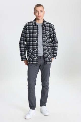 Surchemise - Noir et gris clair