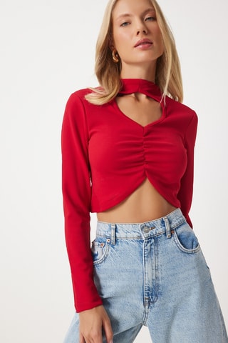 Crop top - Rouge