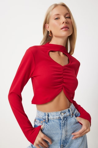 Crop top - Rouge