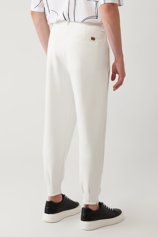 Pantalon baggy - Blanc
