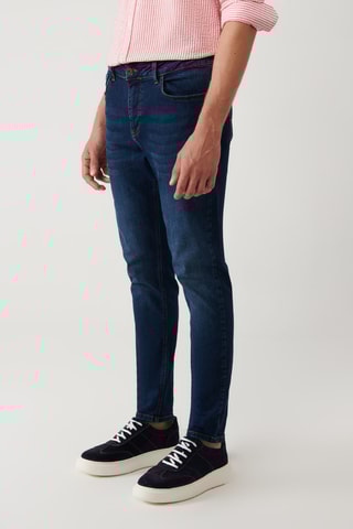 Jean skinny - Bleu marine