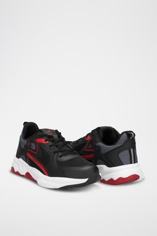 Baskets - Noir et rouge