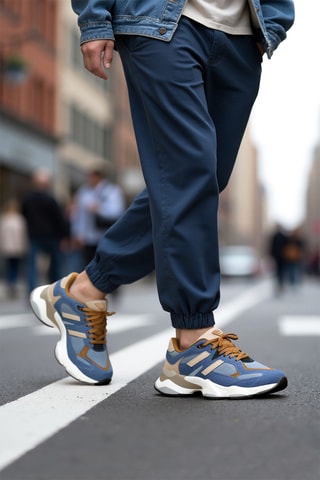 Baskets - Bleu cobalt