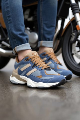 Baskets - Bleu cobalt