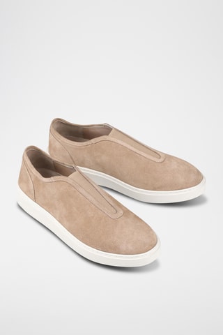 Slip-on en nubuck - Taupe