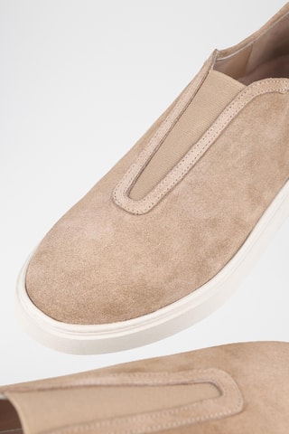 Slip-on en nubuck - Taupe