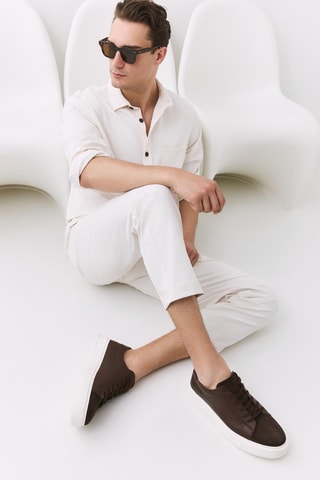 Baskets plateformes - Marron