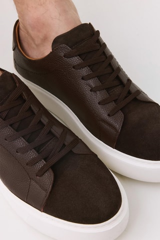 Baskets plateformes - Marron