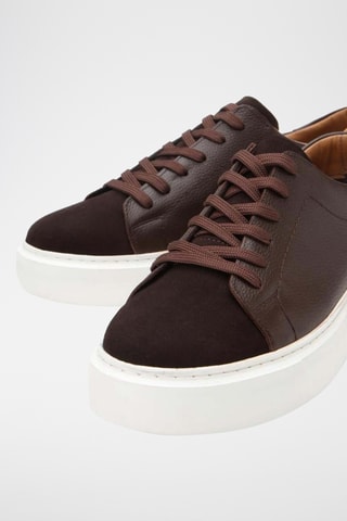 Baskets plateformes - Marron