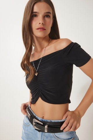 Crop top - Noir