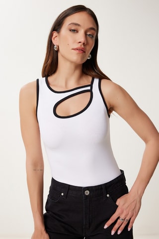 Top - Blanc