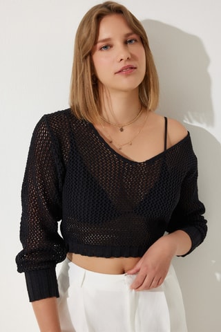Crop top - Noir