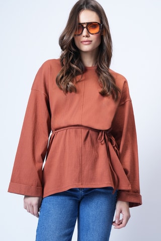 Blouse - Rouge brique