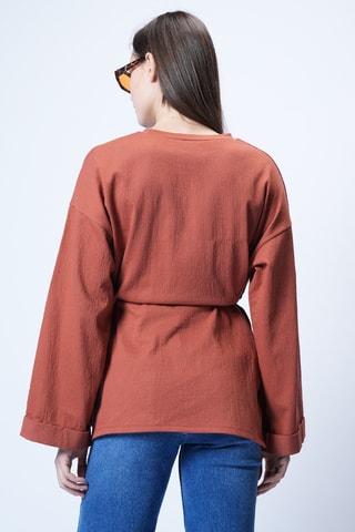 Blouse - Rouge brique