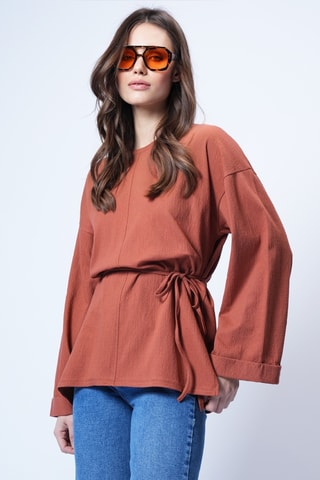 Blouse - Rouge brique