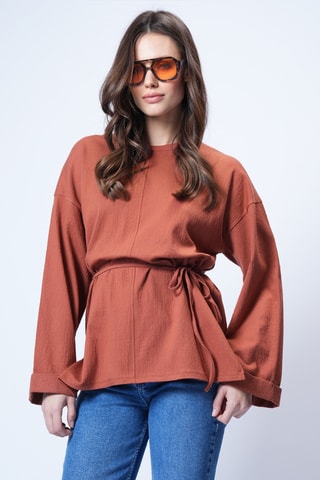 Blouse - Rouge brique
