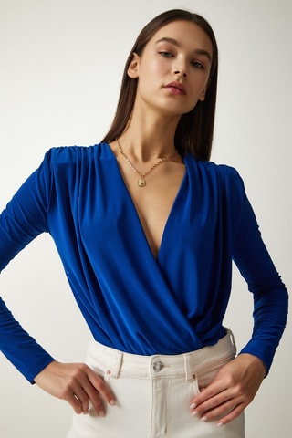 Top - Bleu cobalt