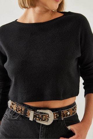 Crop top - Noir
