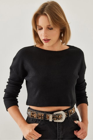 Crop top - Noir