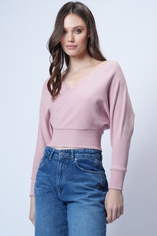 Crop top - Rose poudré