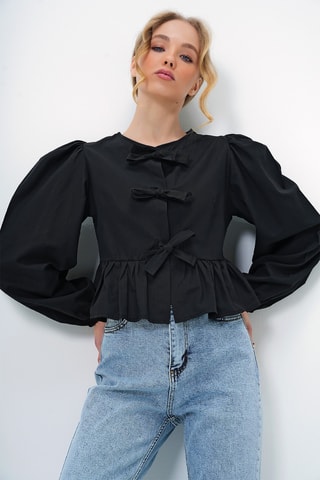 Chemisier court - Noir