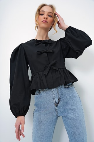 Chemisier court - Noir