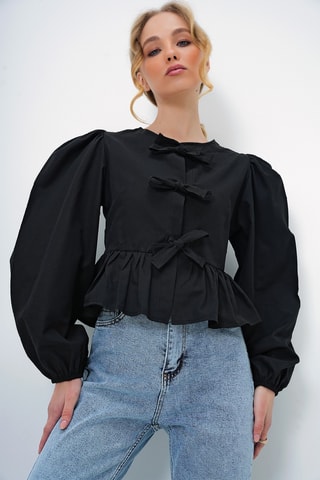 Chemisier court - Noir