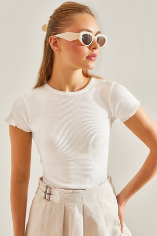 2 tops - Fuchsia et blanc