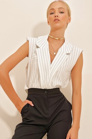 Top - Blanc