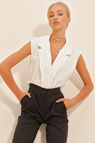 Top - Blanc