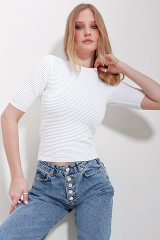 Top - Blanc