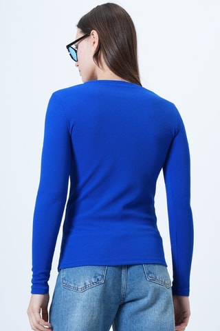 Top - Bleu cobalt