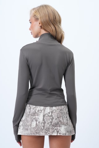 Top - Gris foncé